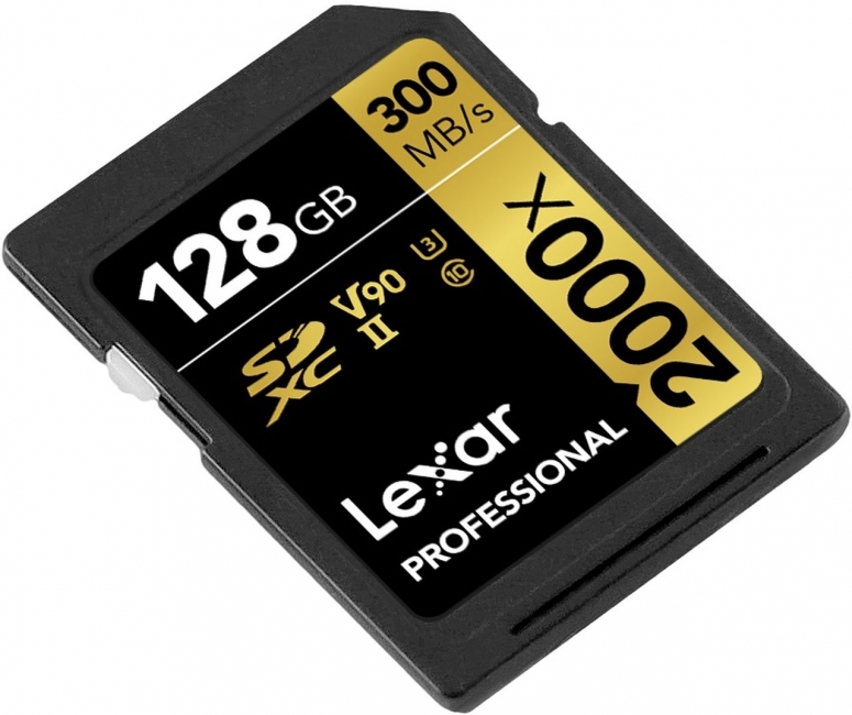 Lexar Professional SDXC 128GB 2000x UHS-II V90