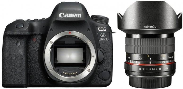 Zubehör  Canon EOS 6D MII + Walimex pro 14mm F2.8