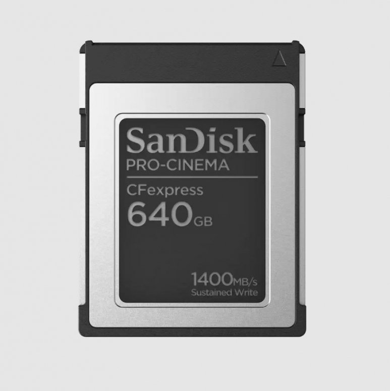 SanDisk Carte Pro Cinema CFexpress Type B 640GB