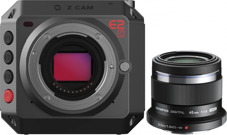 Z-Cam E2C + Olympus M.Zuiko Digital 45mm f1,8 noir