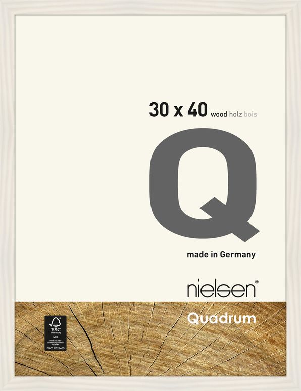 Nielsen Wooden frame 6530002 Quadrum 30x40cm white