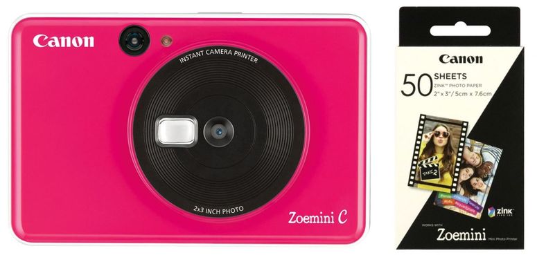 Technische Daten  Canon Zoemini C pink + 1x ZP-2030 50 Bl. Papier
