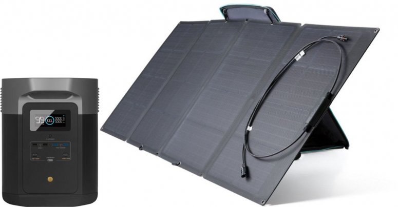 EcoFlow DELTA Max 1600 + 160W Solarpanel