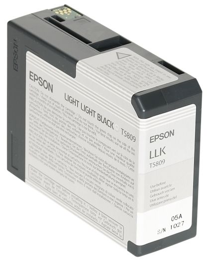 Zubehör  Epson Tinte Light Light Black T5809