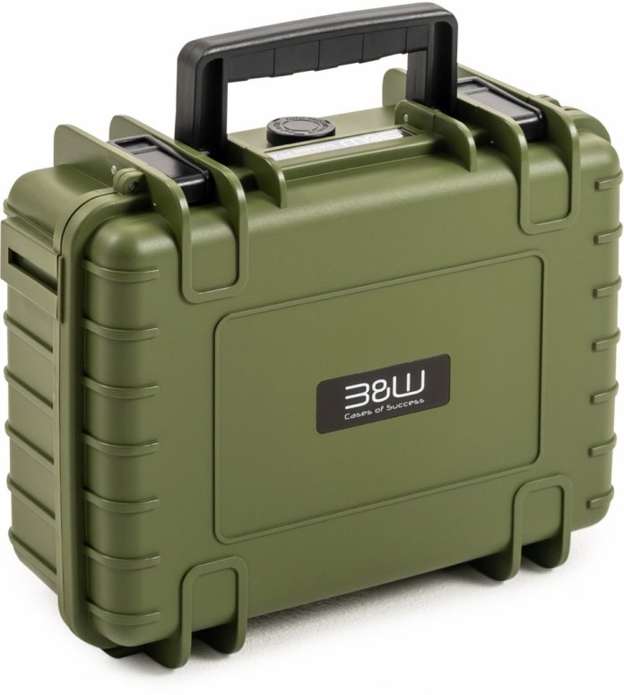 B&W Case Type 1000 RPD Marron vert avec compartiments
