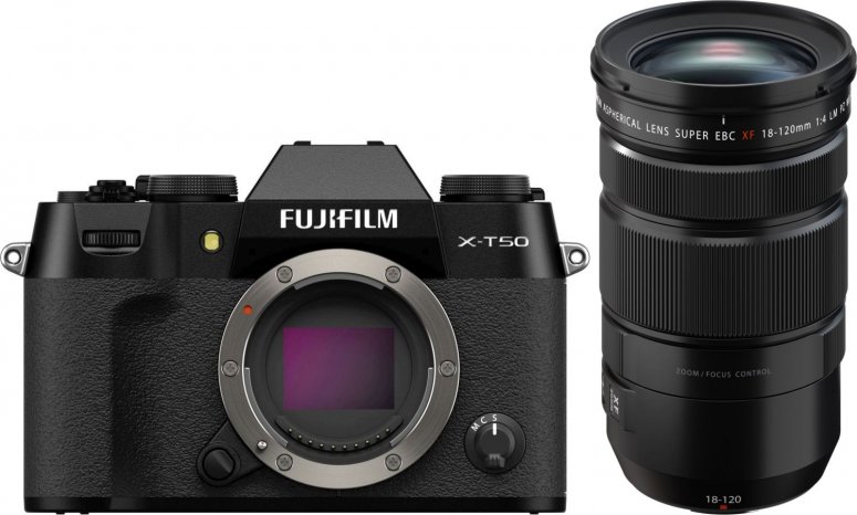 Accessoires  Fujifilm X-T50 noir + XF 18-120mm f4 LM PZ WR