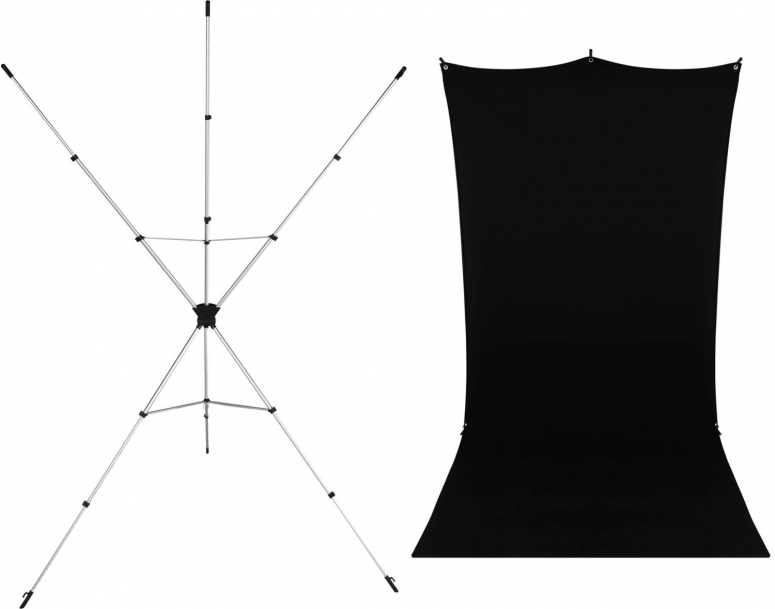 Technische Daten  Rollei X-Drop Hintergrund-Set inkl. Hintergrund Schwarz 3m 