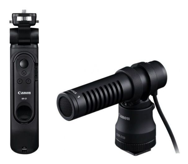 Canon HG-100TBR Griffstativ + DM-E100 Stereomikrofon