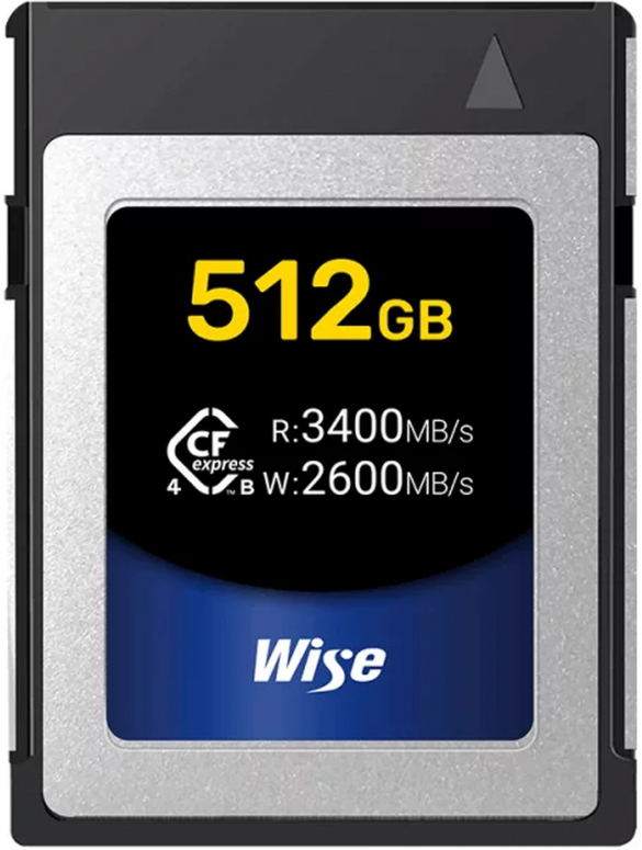 Technical Specs  Wise CFexpress 4.0 Type B 512GB 3400MB/s