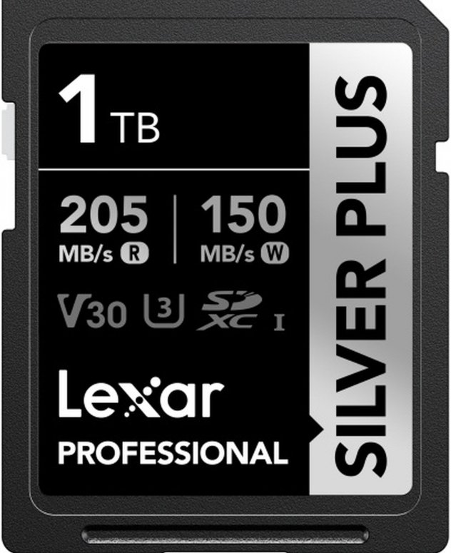 Lexar SDXC Silver Plus UHS-I 1TB 