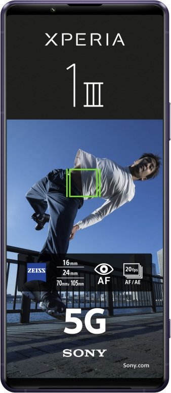 Caractéristiques techniques  Sony Xperia 1 III 5G 256GB violet