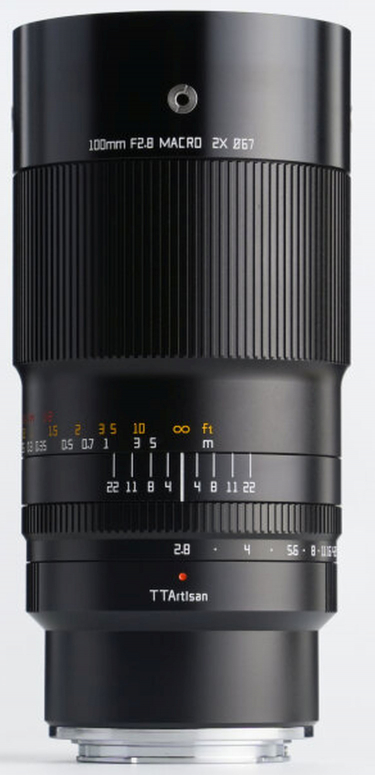 Technische Daten  TTArtisan 100mm f2,8 Canon EF