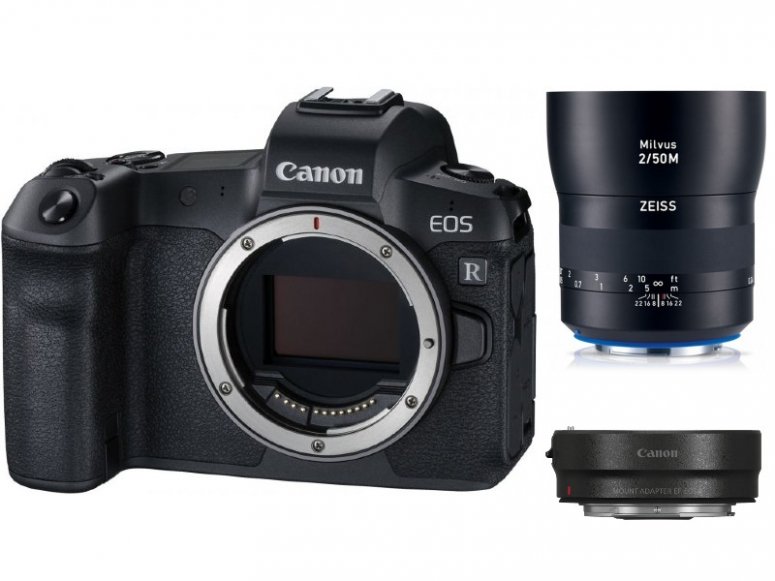 Technische Daten  Canon EOS R + EF-Adapter + ZEISS Milvus 50mm f2