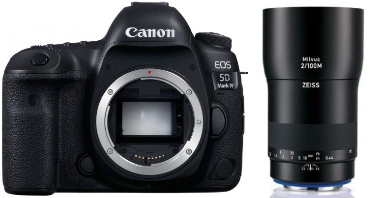Zubehör  Canon EOS 5D Mark IV + ZEISS Milvus 100mm f2