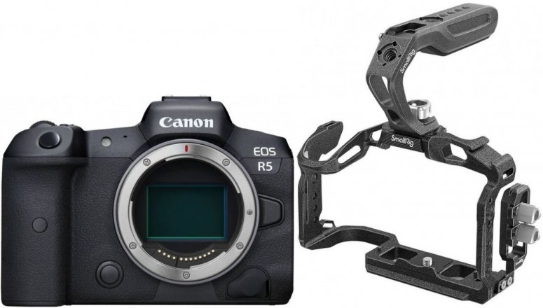 Technische Daten  Canon EOS R5 Gehäuse + SmallRig 3234 Black Mamba Kit