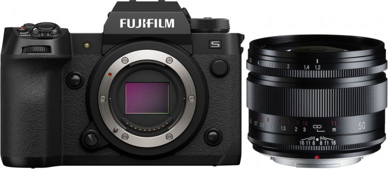 Caractéristiques techniques  Fujifilm X-H2 S + Voigtländer Nokton 50mm f1,2 Fuji X-Mount