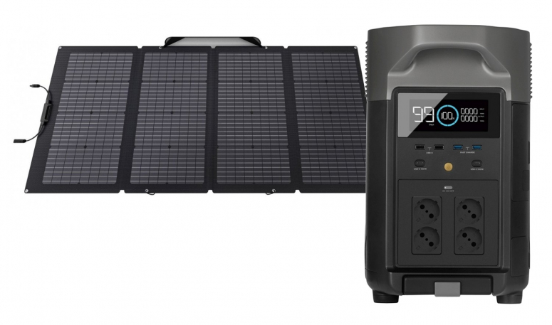 EcoFlow DELTA Pro EU + 220W Solarpanel