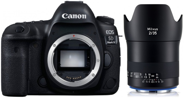 Zubehör  Canon EOS 5D Mark IV + ZEISS Milvus 35mm f2