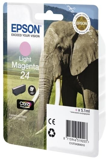 Epson Singlepack Light Magenta 24 Claria Photo HD Tinte 5,1 ml