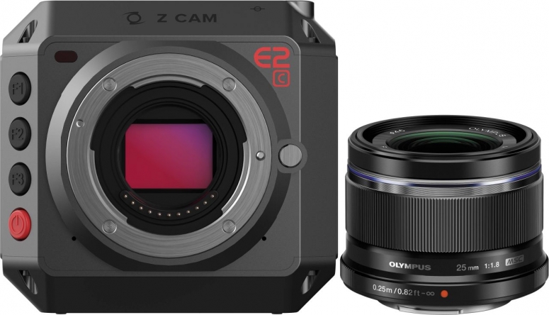 Z-Cam E2C + Olympus M.Zuiko Digital 25mm f1,8