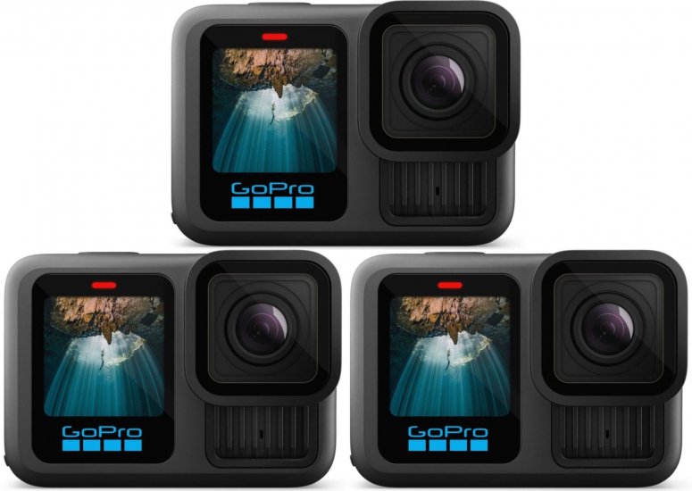 Caractéristiques techniques  GoPro HERO13 Black 3er Pack