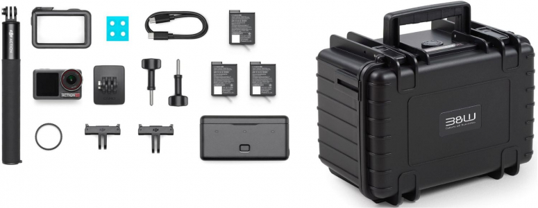 DJI Osmo Action 5 Pro Adventure Combo + B&W Koffer schwarz