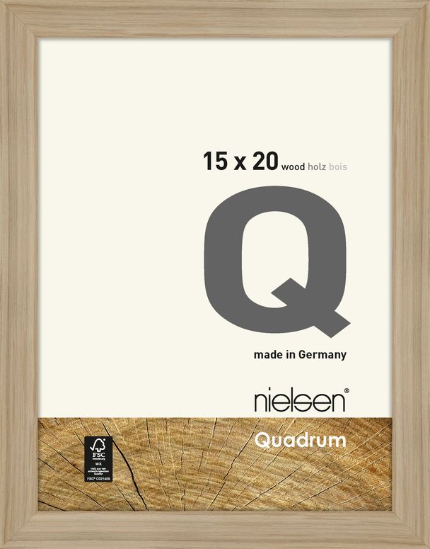 Nielsen Holzrahmen 6517003 Quadrum 15x20cm eiche