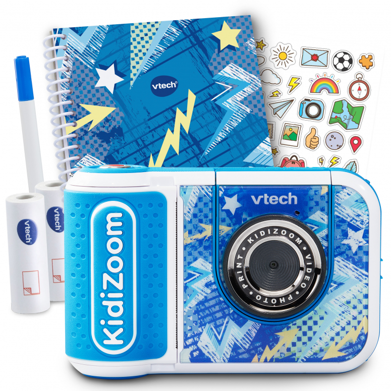 VTech KidiZoom Print Cam Scrapbook Bundle blau