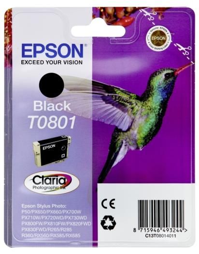 Technische Daten  Epson Tinte black T0801