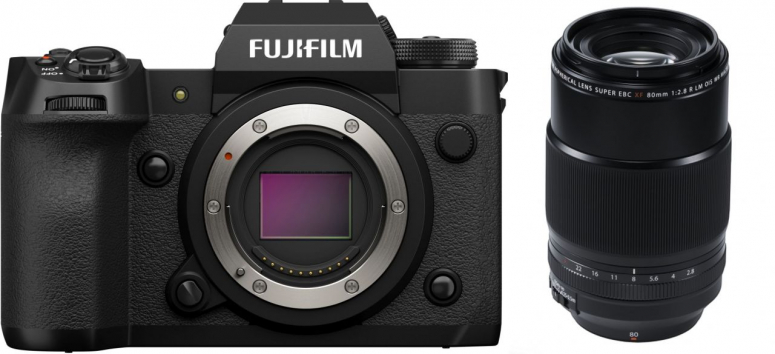 Zubehör  Fujifilm X-H2 Gehäuse + XF 80mm f2,8 Macro