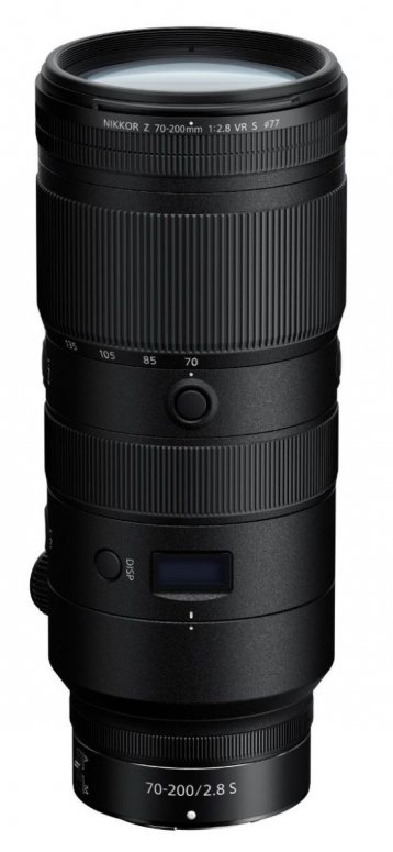 Caractéristiques techniques  Nikon Nikkor Z 70-200mm f2,8 VR S