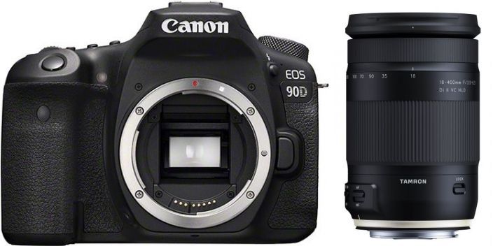 Canon EOS 90D Gehäuse + Tamron 18-400mm f3,5-6,3 Di