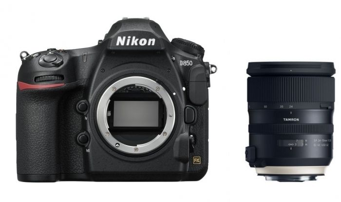 Zubehör  Nikon D850 + Tamron SP 24-70mm f2,8 Di VC USD G2