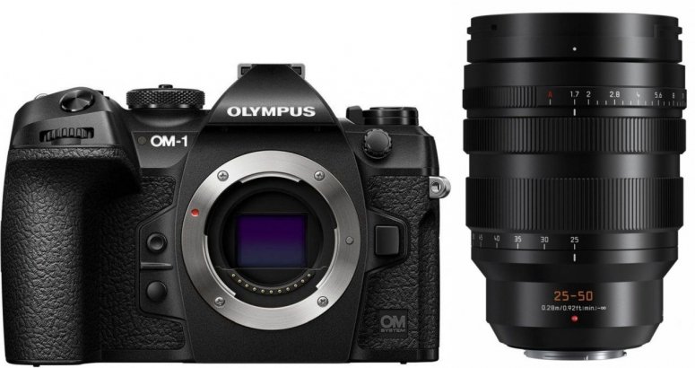 Caractéristiques techniques  OM System OM-1 + Panasonic Leica DG 25-50mm