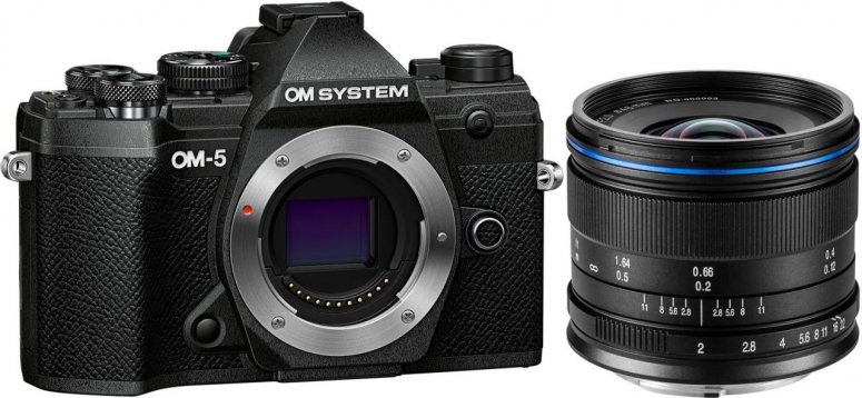 OM System OM-5 schwarz + LAOWA 7,5mm f2