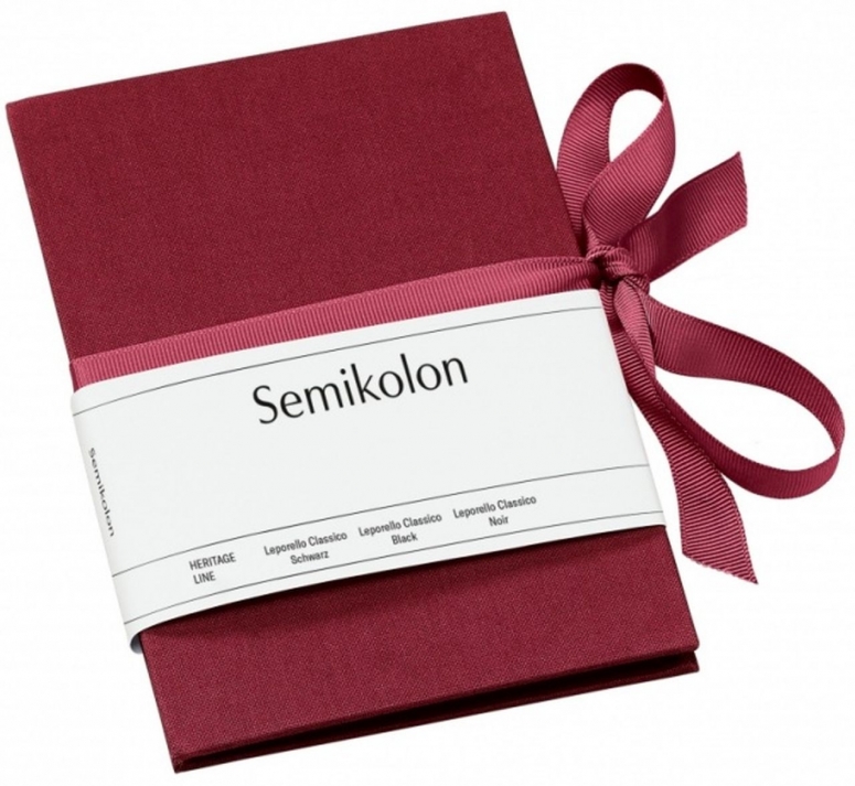 Semikolon Leporello 353207 Classico burgundy