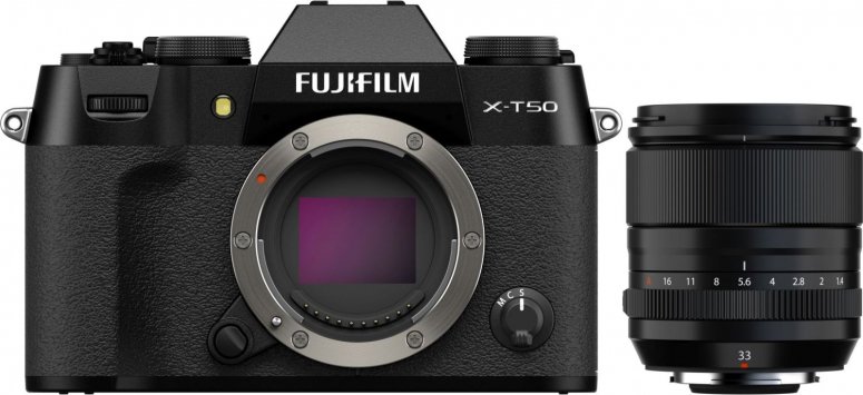 Accessoires  Fujifilm X-T50 noir + XF 33mm f1,4 R LM WR