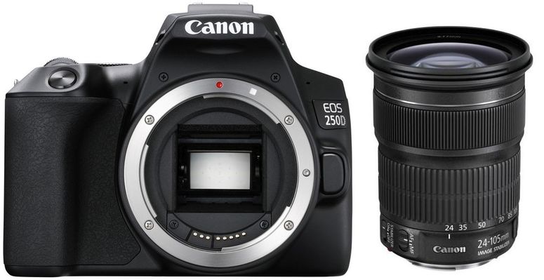 Technische Daten  Canon EOS 250D Gehäuse + Canon EF 24-105mm f3,5-5,6 IS STM