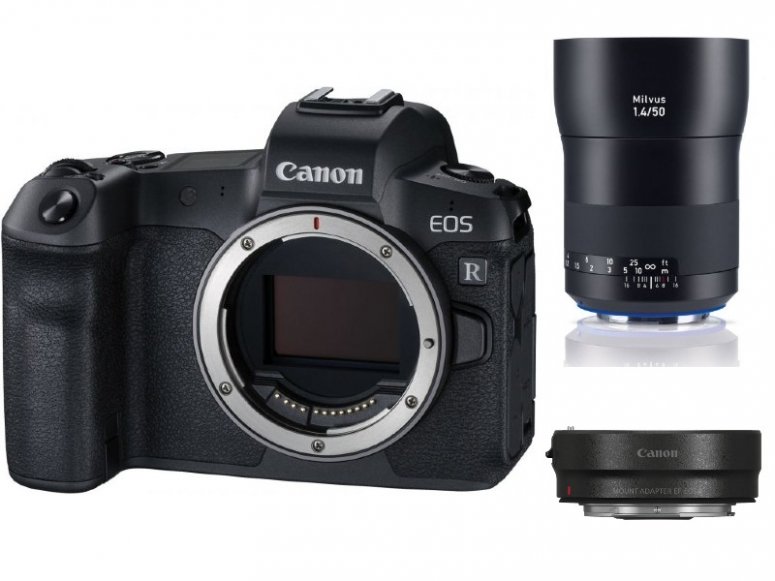 Technische Daten  Canon EOS R + EF-Adapter + ZEISS Milvus 50mm f1,4