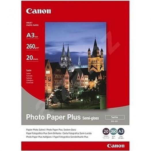 Canon SG-201 Plus satiné A3, 20 feuilles, 260g/m