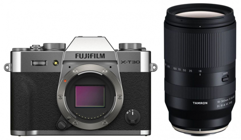 Fujifilm X-T30 II silber +Tamron 18-300 f3,5-6,3