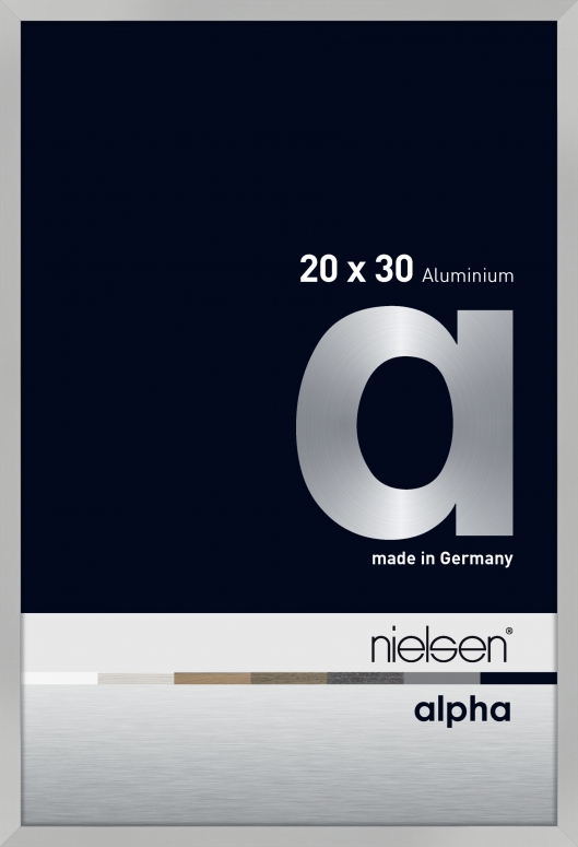 Nielsen Alu 1635004 Alpha Silber matt 20x30cm