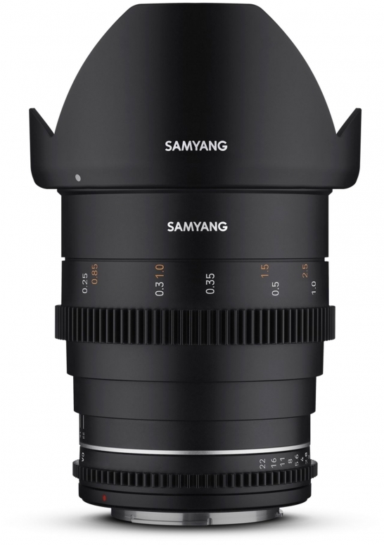 Technische Daten  Samyang MF 24mm T1,5 VDSLR MK2 Canon M