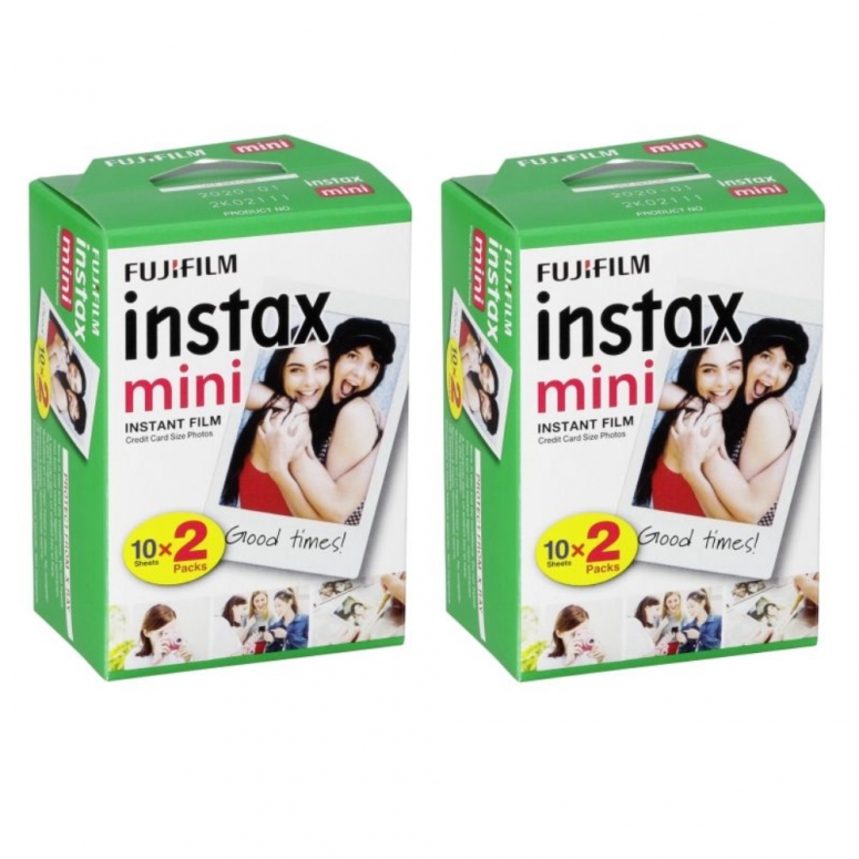 Fujifilm Instax Mini Film DP 2er Pack für 40 Fotos