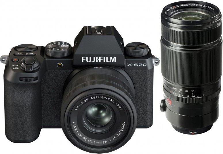 Zubehör  Fujifilm X-S20 + XC 15-45mm + XF 50-140mm