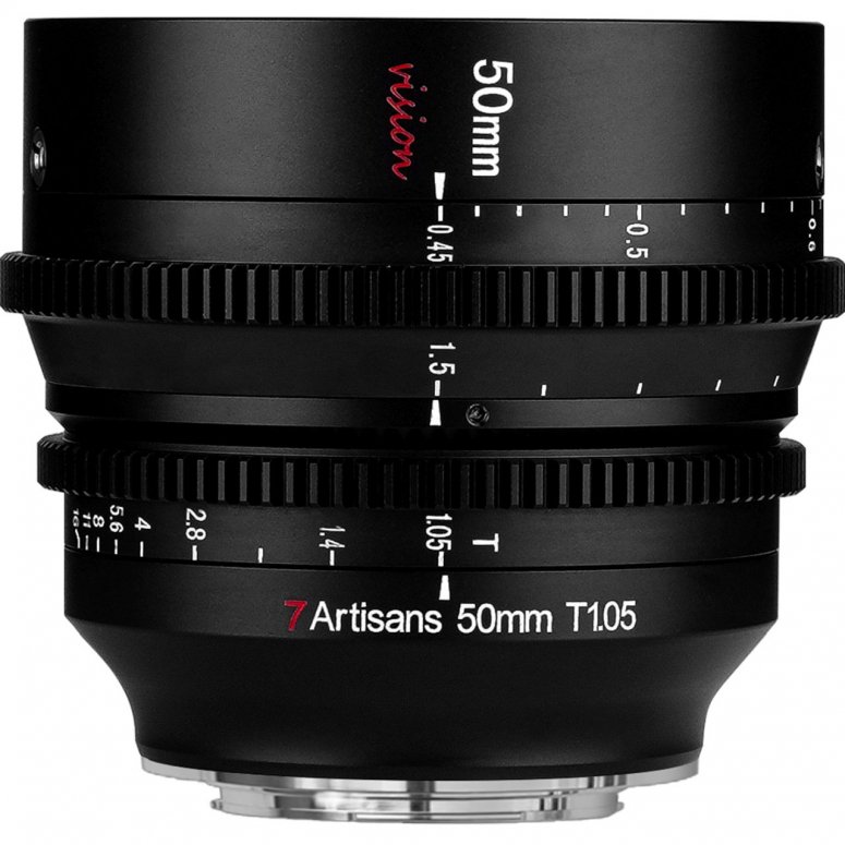Technical Specs  7Artisans Vision 50mm T1.05 Canon RF