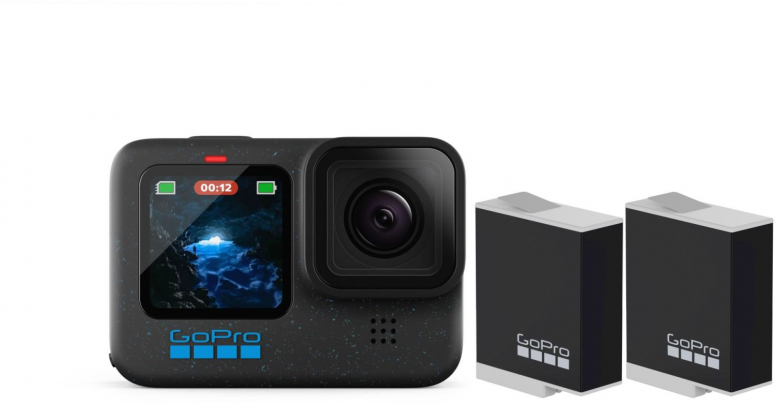 GoPro HERO12 Black + Enduro Battery 2 Pack