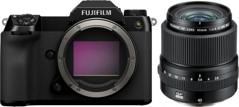 Zubehör  Fujifilm GFX 50S II + Fujinon GF45mm F2.8 R WR