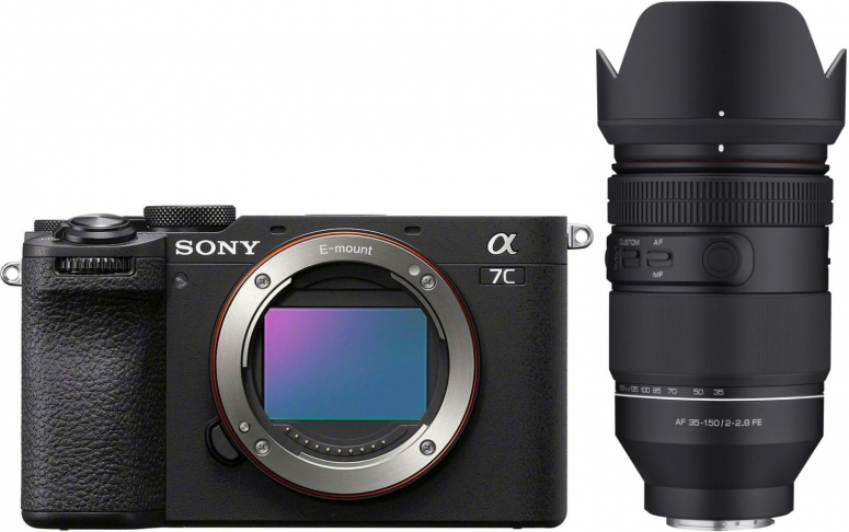 Sony Alpha ILCE-7C II Gehäuse schwarz + Samyang AF 35-150mm f2,0-2,8
