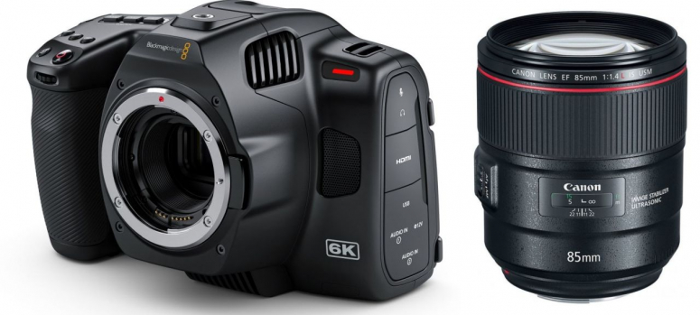 Blackmagic Pocket 6K Pro + Canon EF 85mm f1,4L